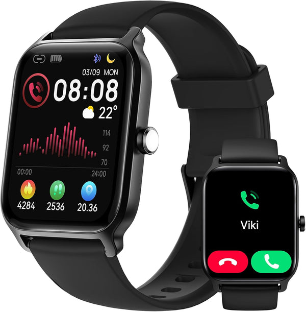 Smart Watch for Men Women, Answer/Make Calls, Alexa Built-in, [1.8"HD Screen]